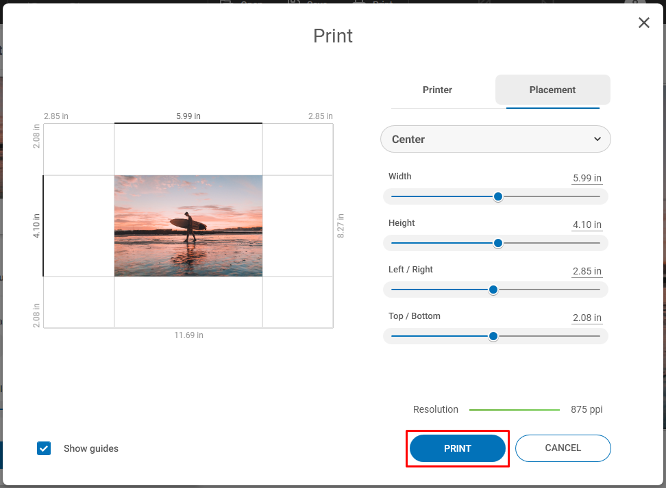 How to print photos? – inPixio